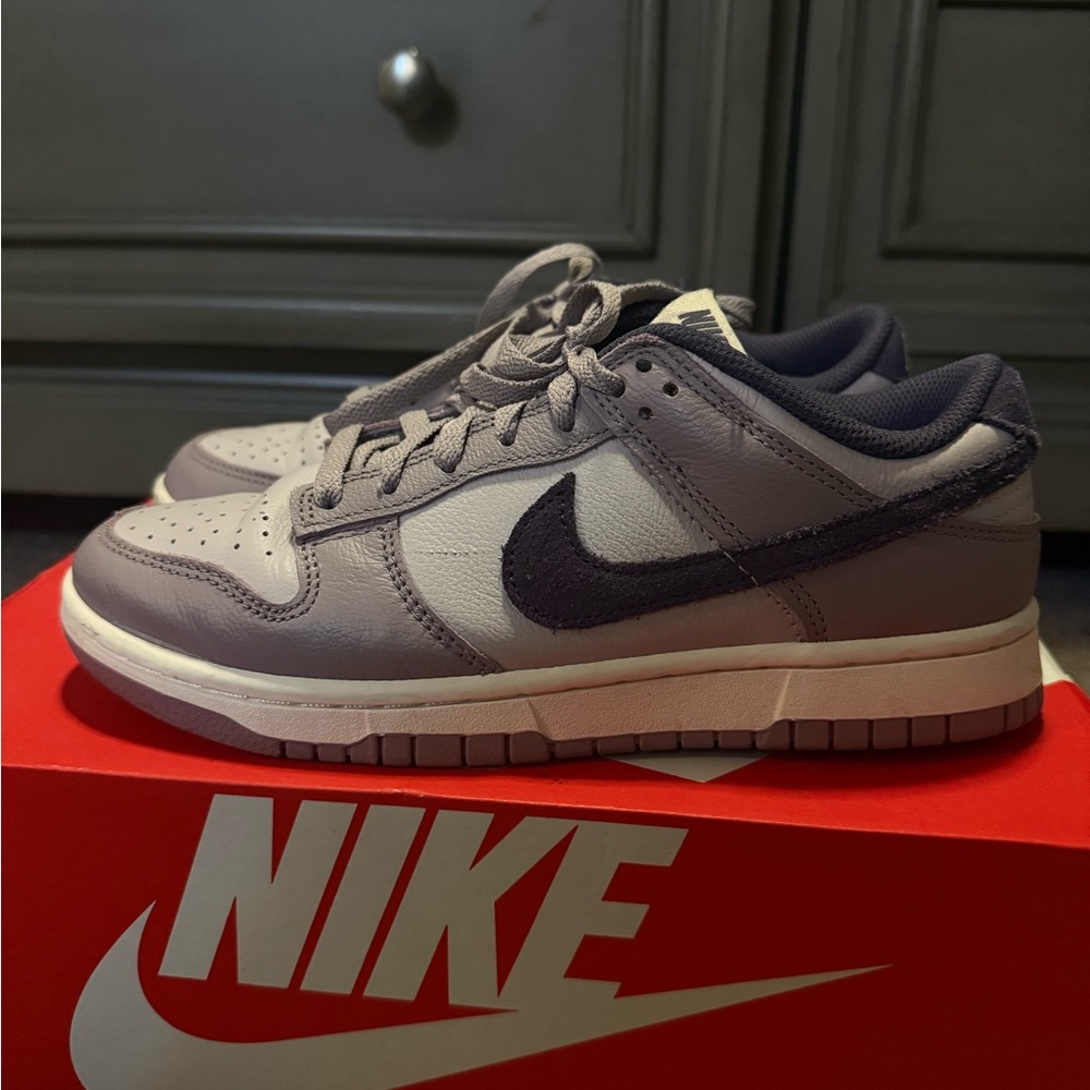 Nike Women's Gray and White Sneakers